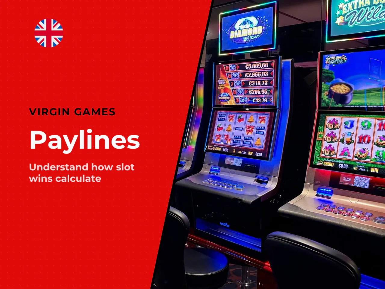 Line wins, total wager, and maximum