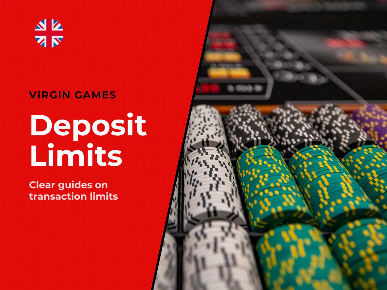 Minimum deposit and maximum deposit limits