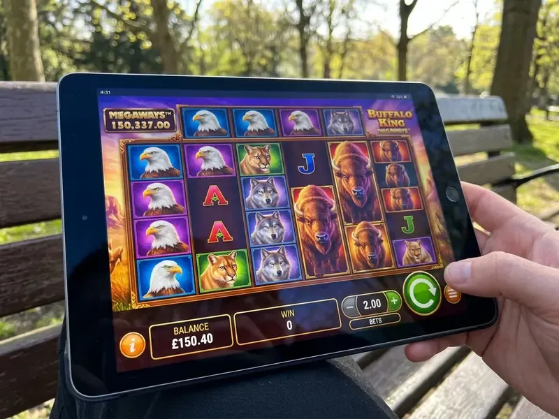 buffalo king megaways play interface