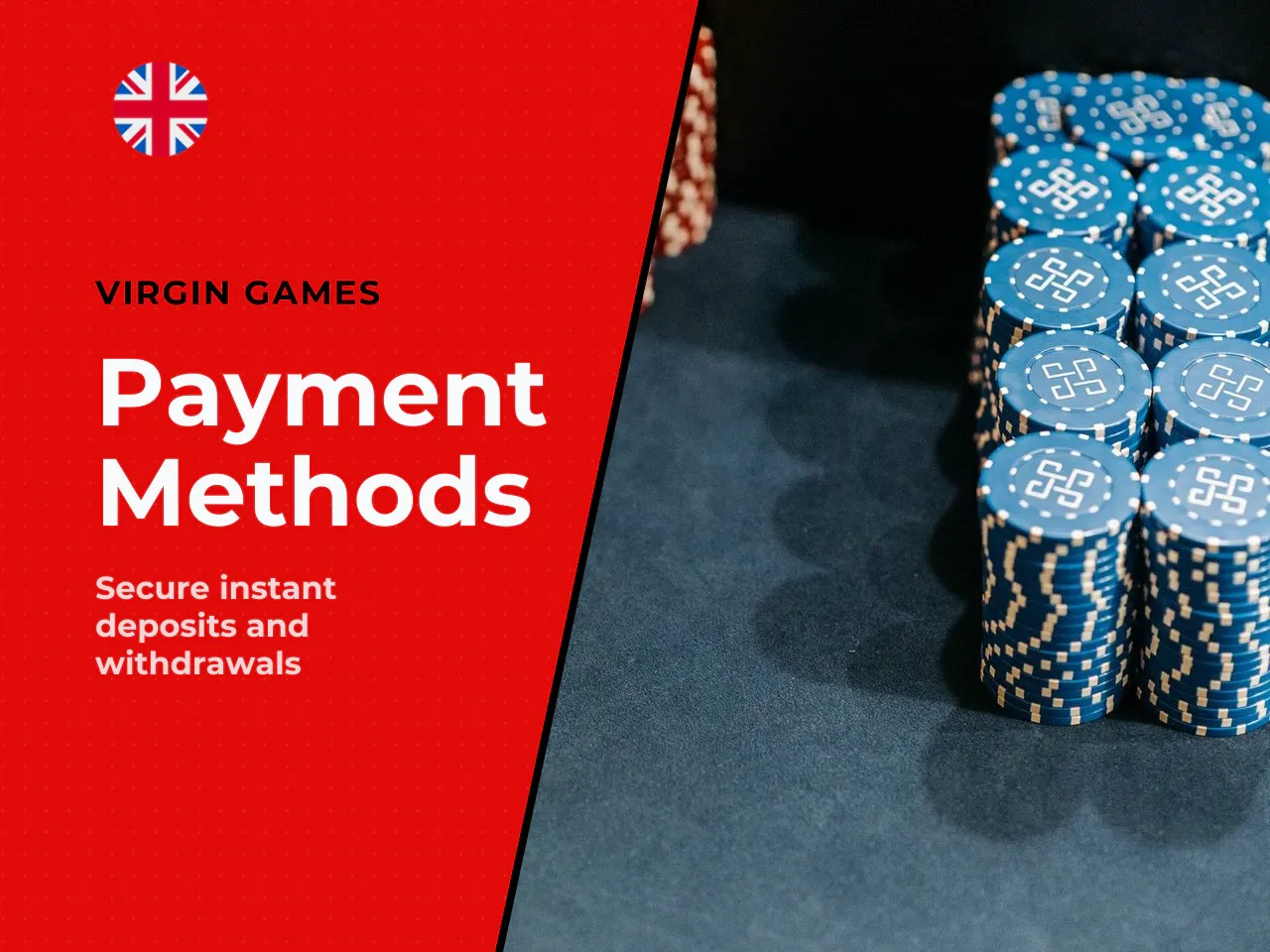 Deposits and withdrawals for real money