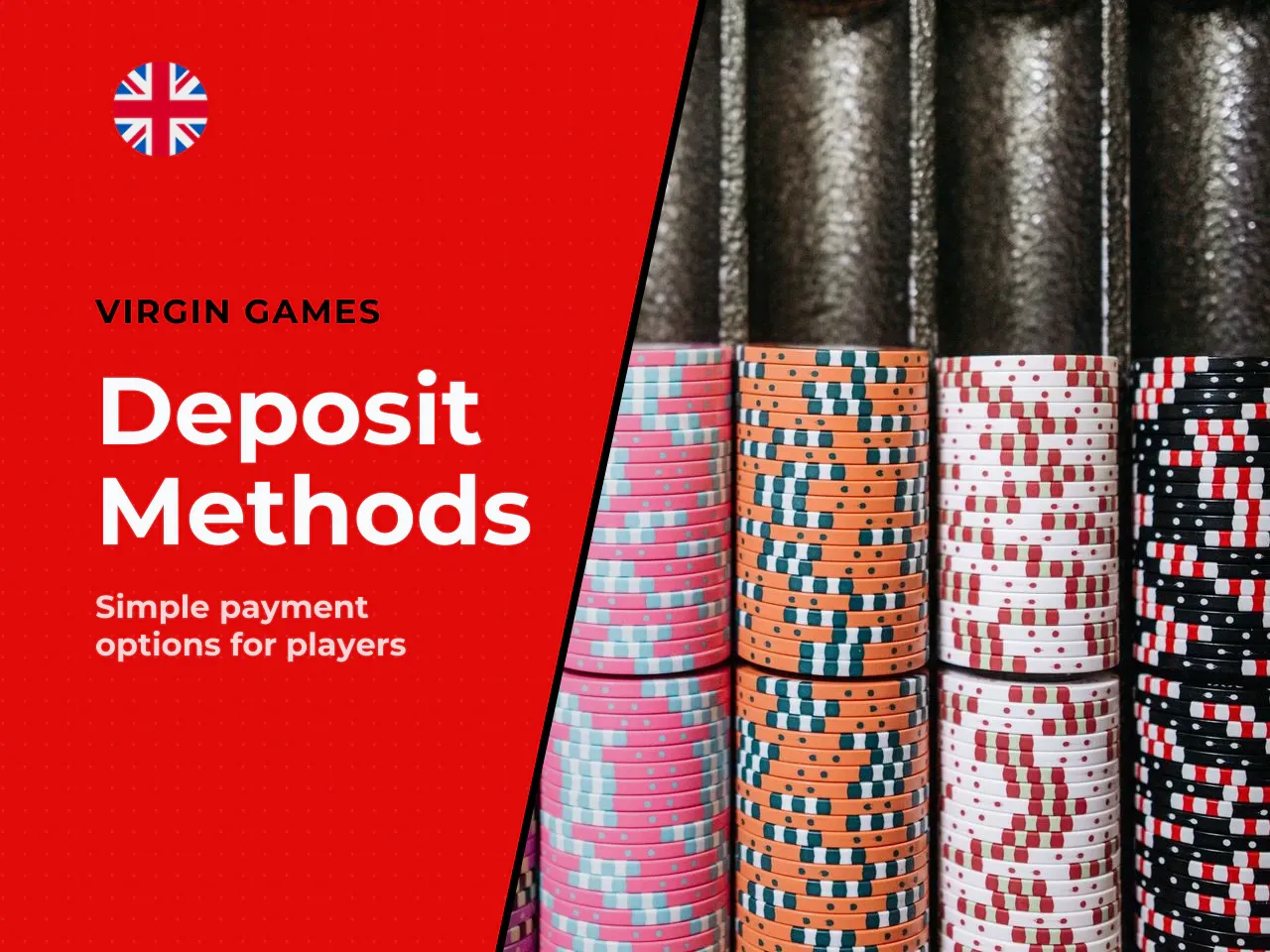 Deposit Methods for New Customers. For