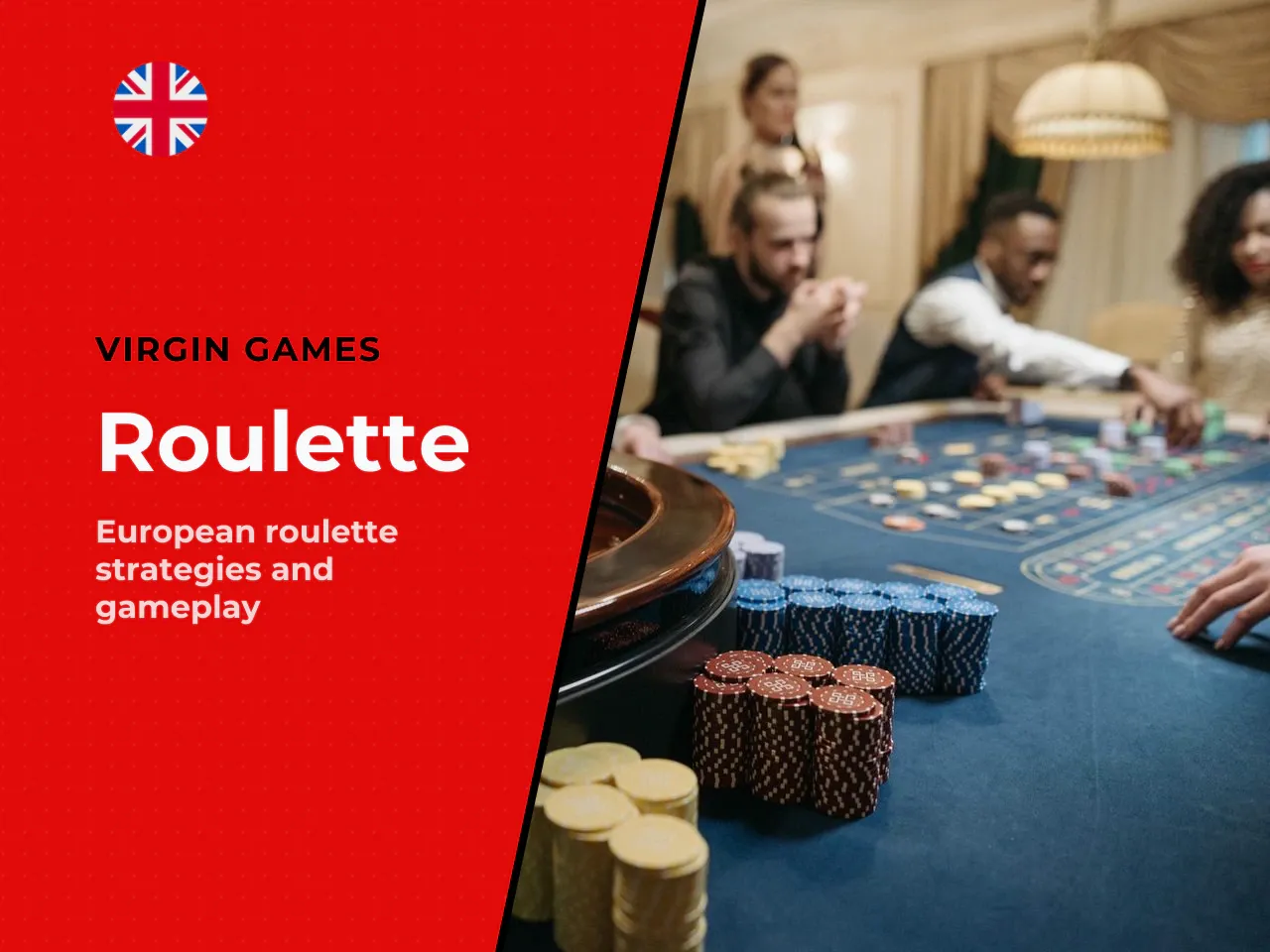 The roulette wheel, the betting layout