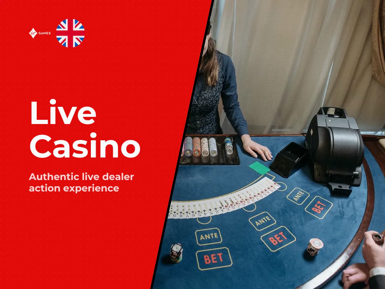 Live Dealer, Blackjack Roulette and Classic