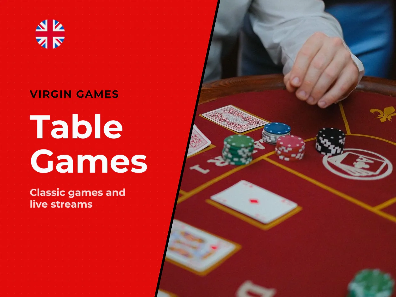 Video Poker, Blackjack, Roulette, and Live